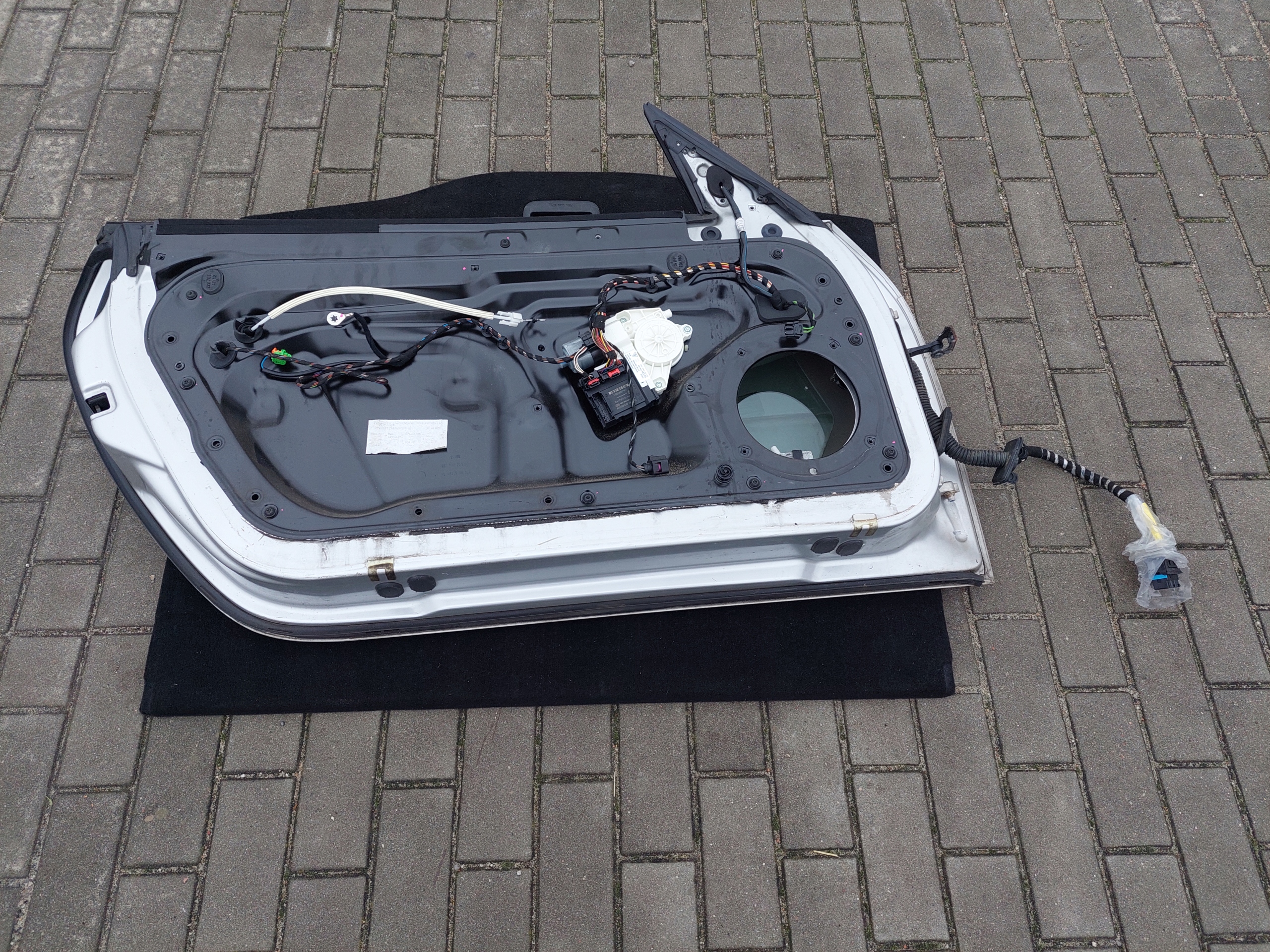 door left complete PORSCHE BOXSTER S 987 ARCTISSILBERMETALLIC 92U