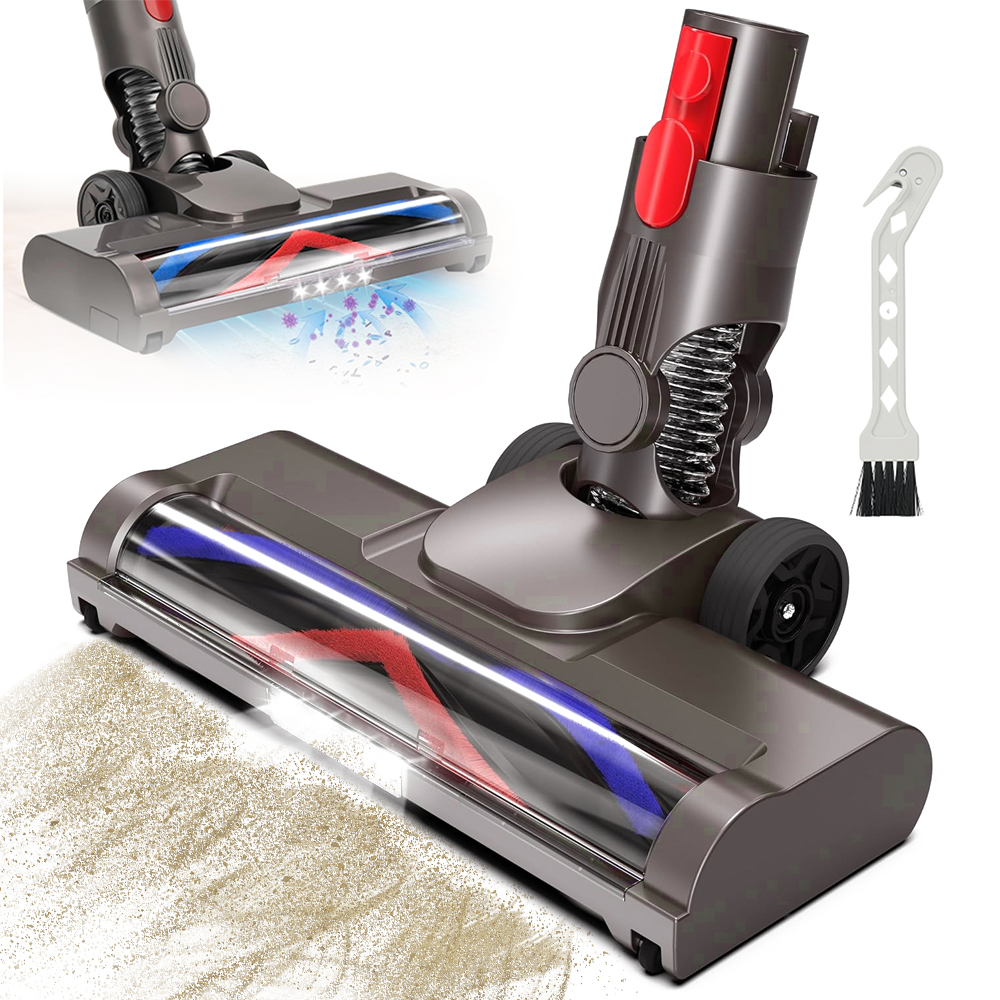 Podlahový kartáč s Led osvětlením, flexibilní, otočná konstrukce