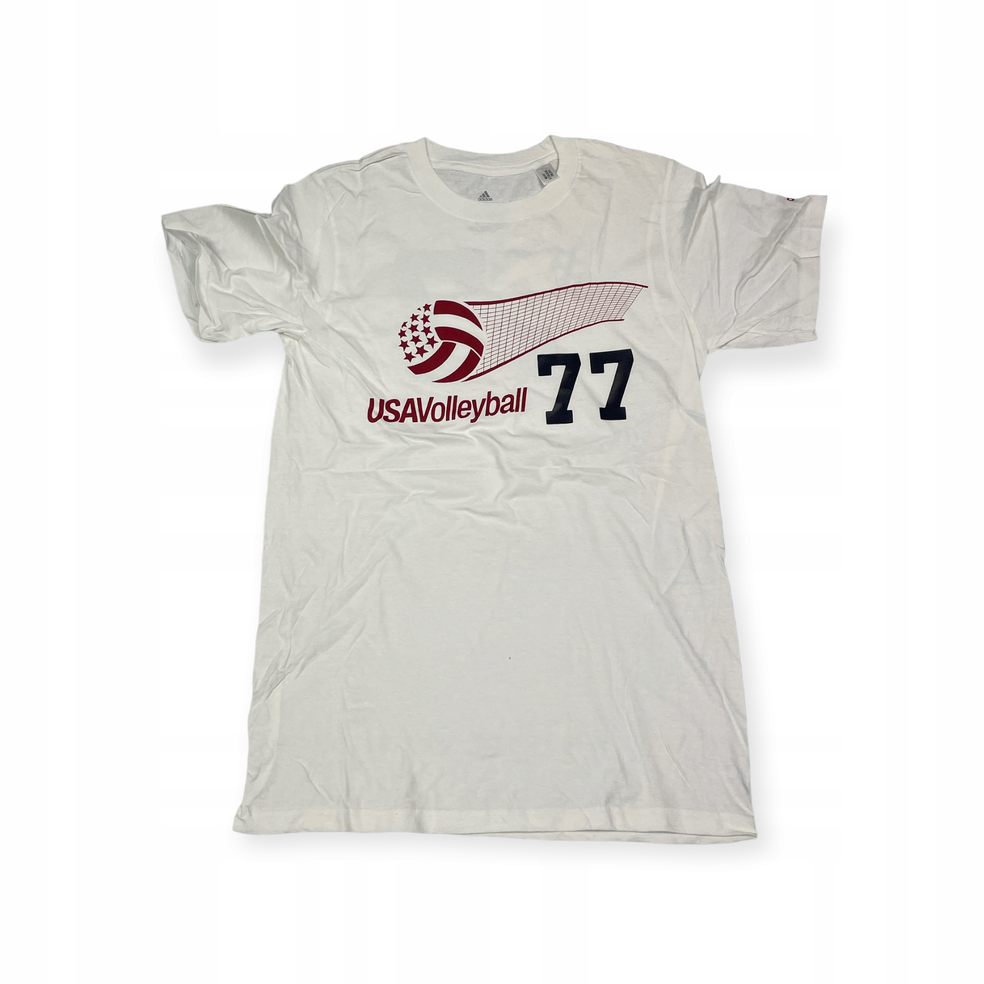 Koszulka męska biała ADIDAS VOLLEYBALL S 77