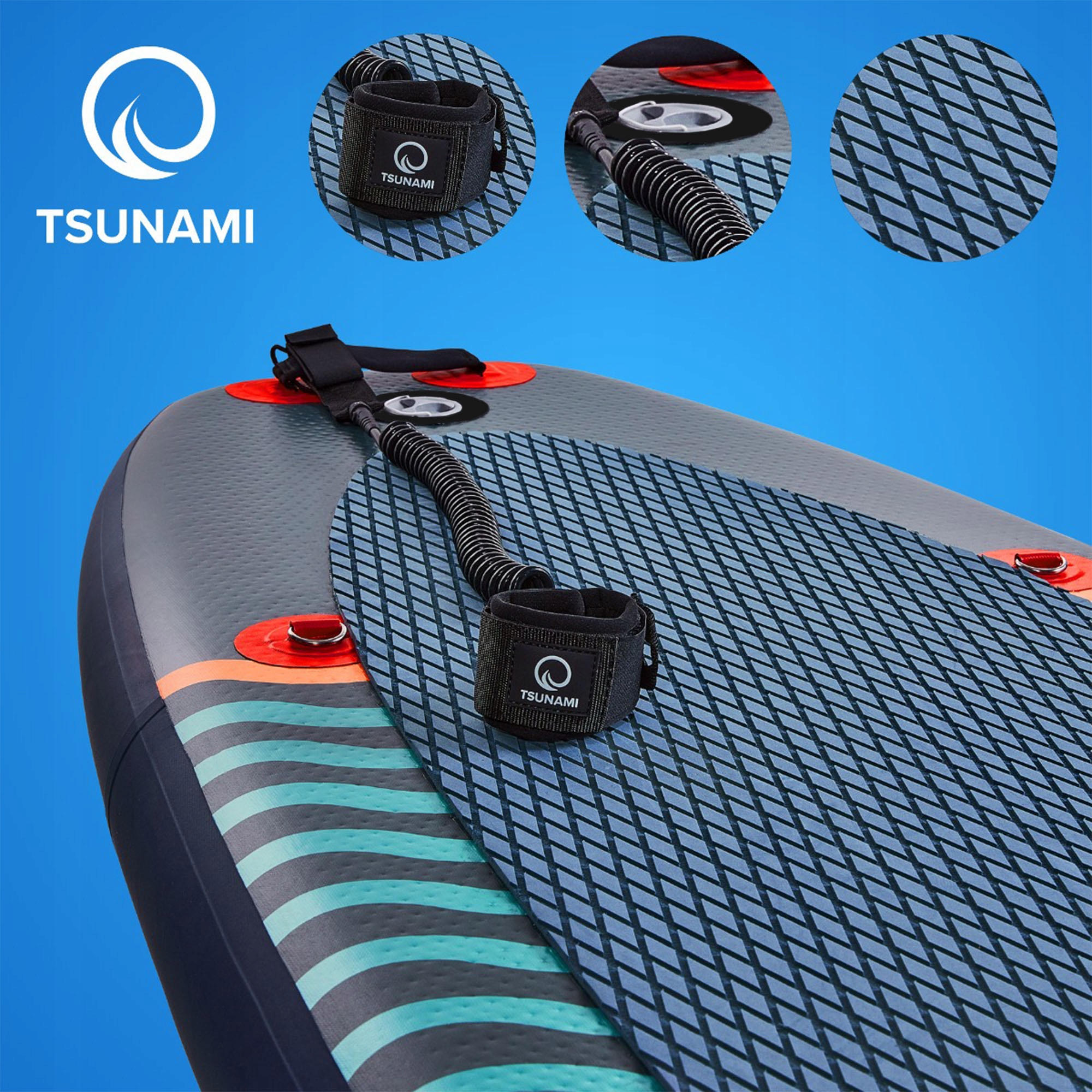 SUP доска TSUNAMI стоячее весло надувное 350см марки Tsunami