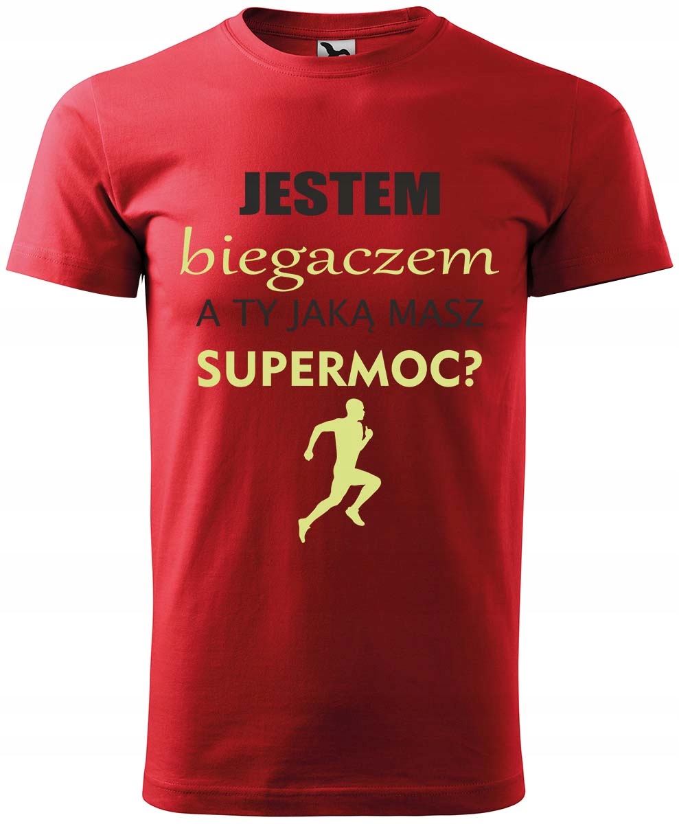 

Koszulka Jestem Biegaczem - Supermoc bieganie