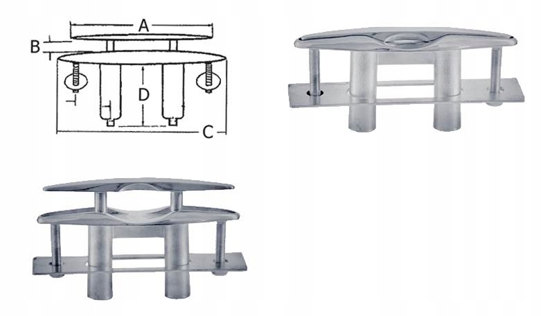 ЗАЖИМ 150 ММ ВЫДВИЖНОЙ ИЗ НЕРЖАВЕЮЩЕЙ СТАЛИ