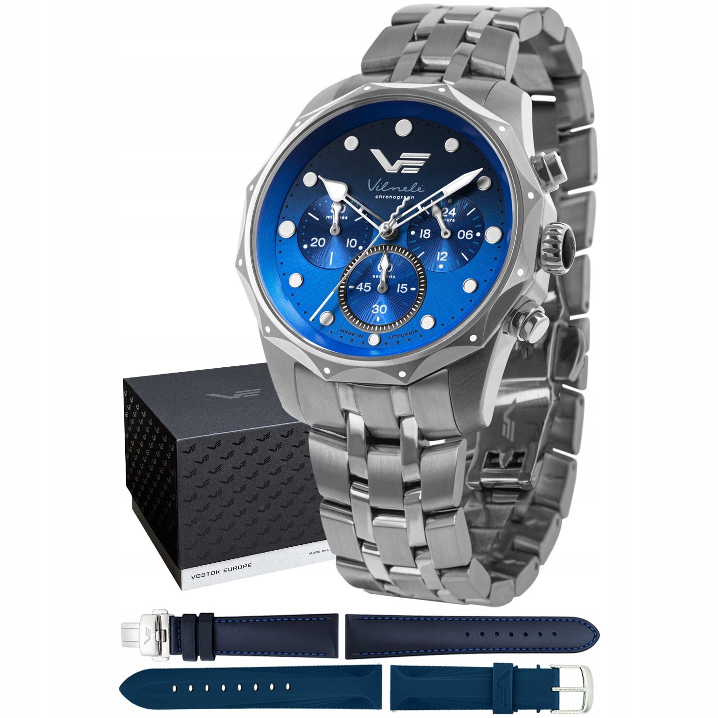 Dámské hodinky Vostok Europe JS20-125A750B stříbrné