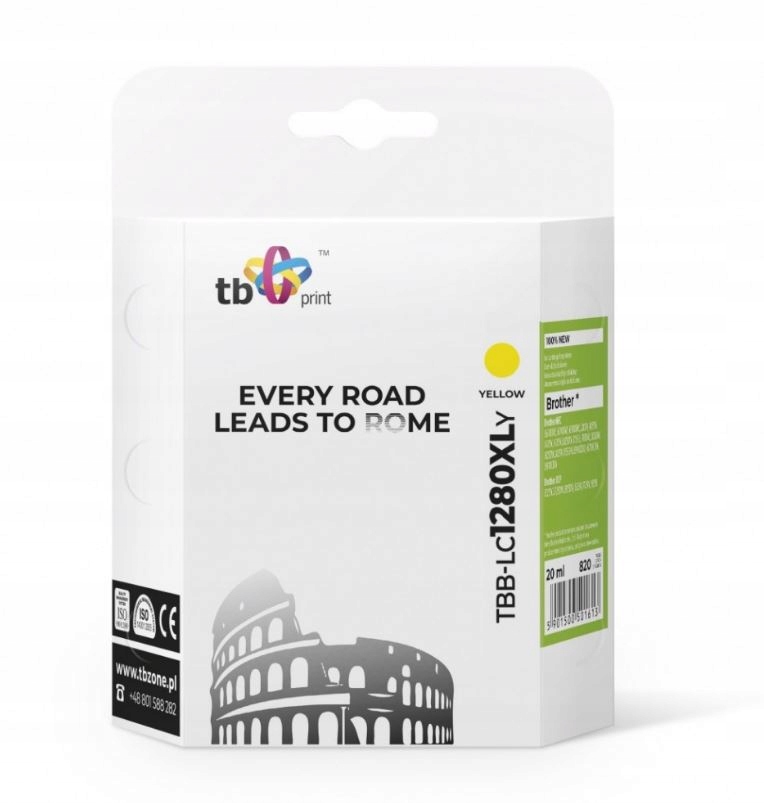 

Tusz do Brother LC1280XL DCP-J525W MFC-J6510