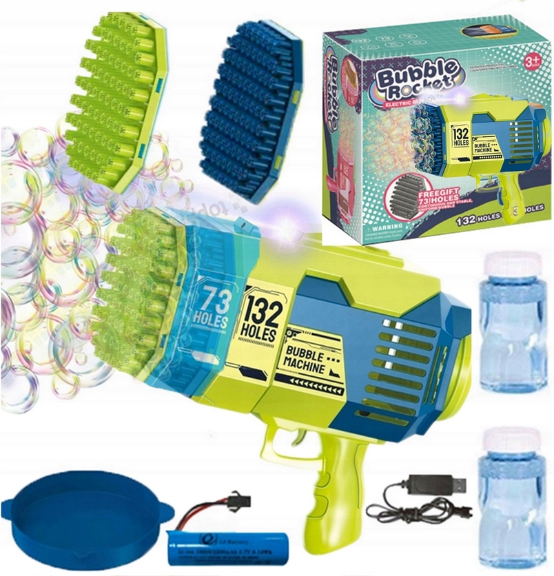 Maszyna do baniek Bazooka PISTOLET AKUMULATOR USB