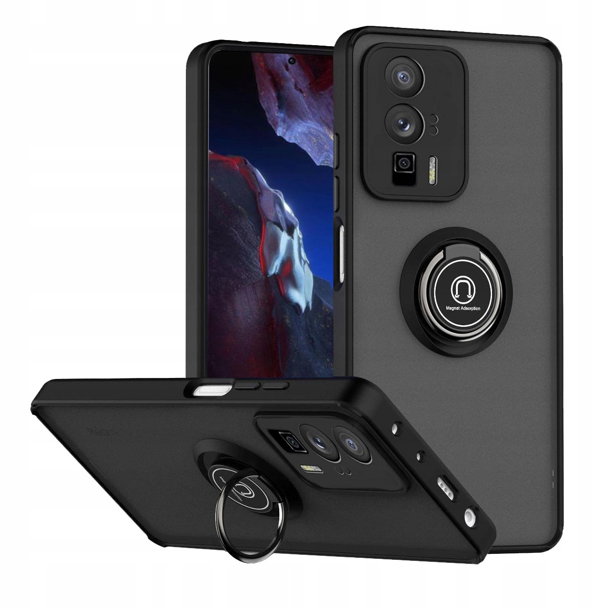 

Etui do Poco F5 Pro plecki ring case cover
