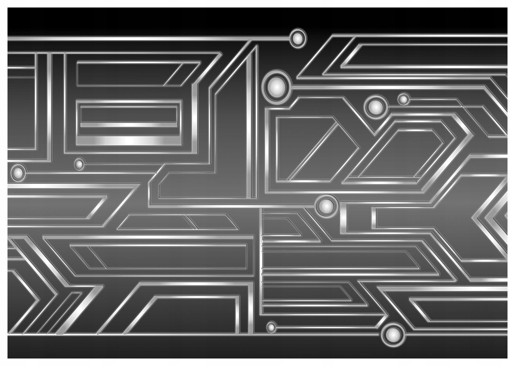 Vliesová fototapeta Futurizmus v kove abstrakcia geometria 416x290 lepidlo