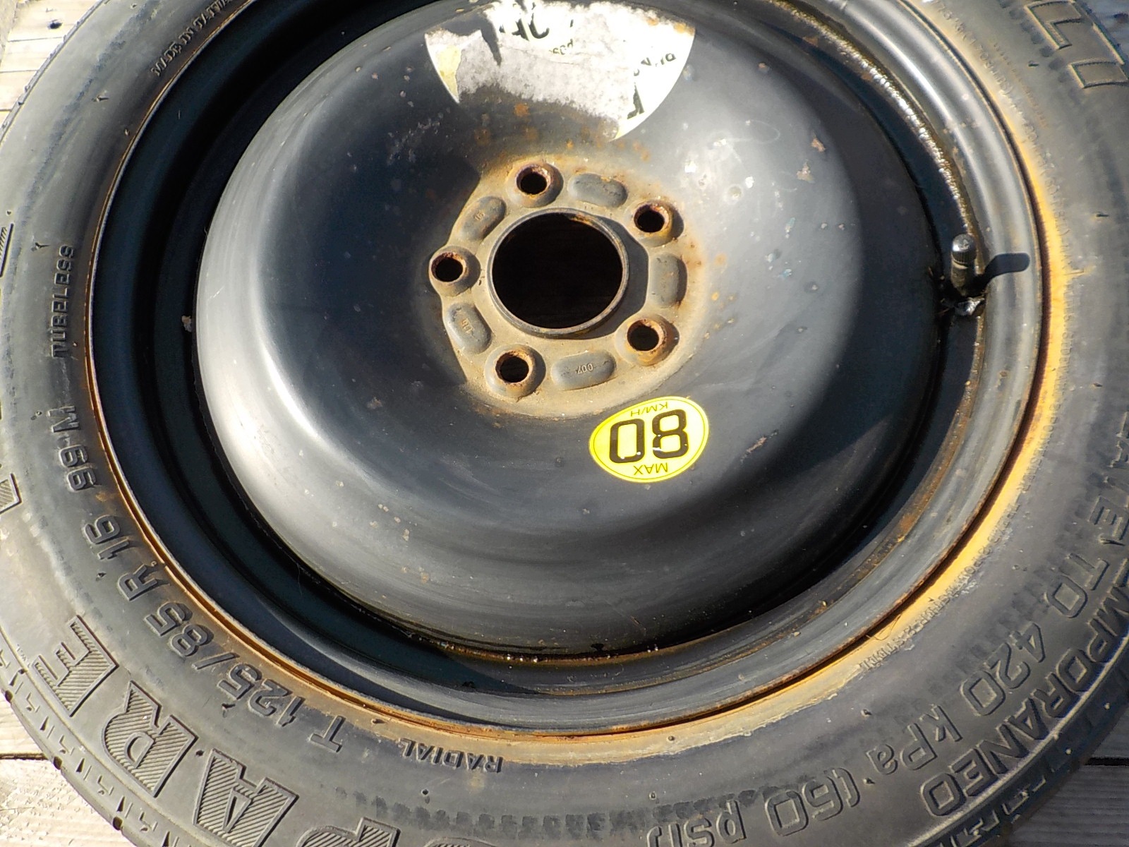 FORD S-MAX Roue de secours R16 5x108 125/85/16