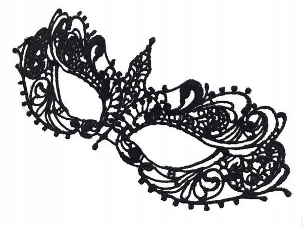 Карнавальная маска кружева Новый год девичник тип для глаз (Венецианский)