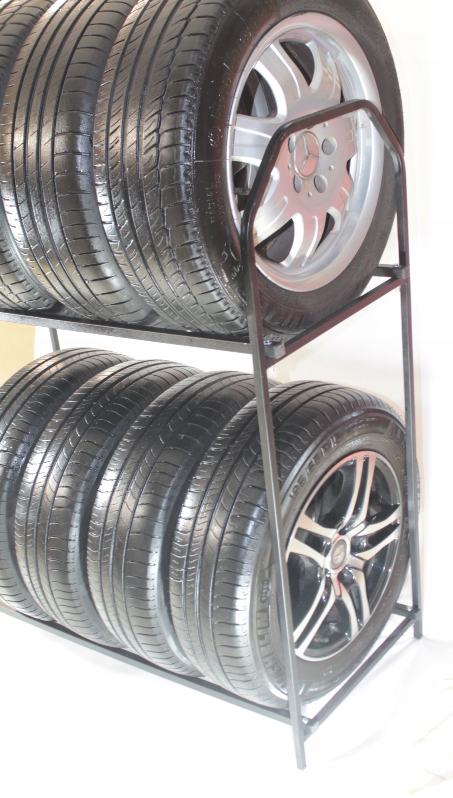 Сильная польская стойка для 8 колесных шин обода 280кг