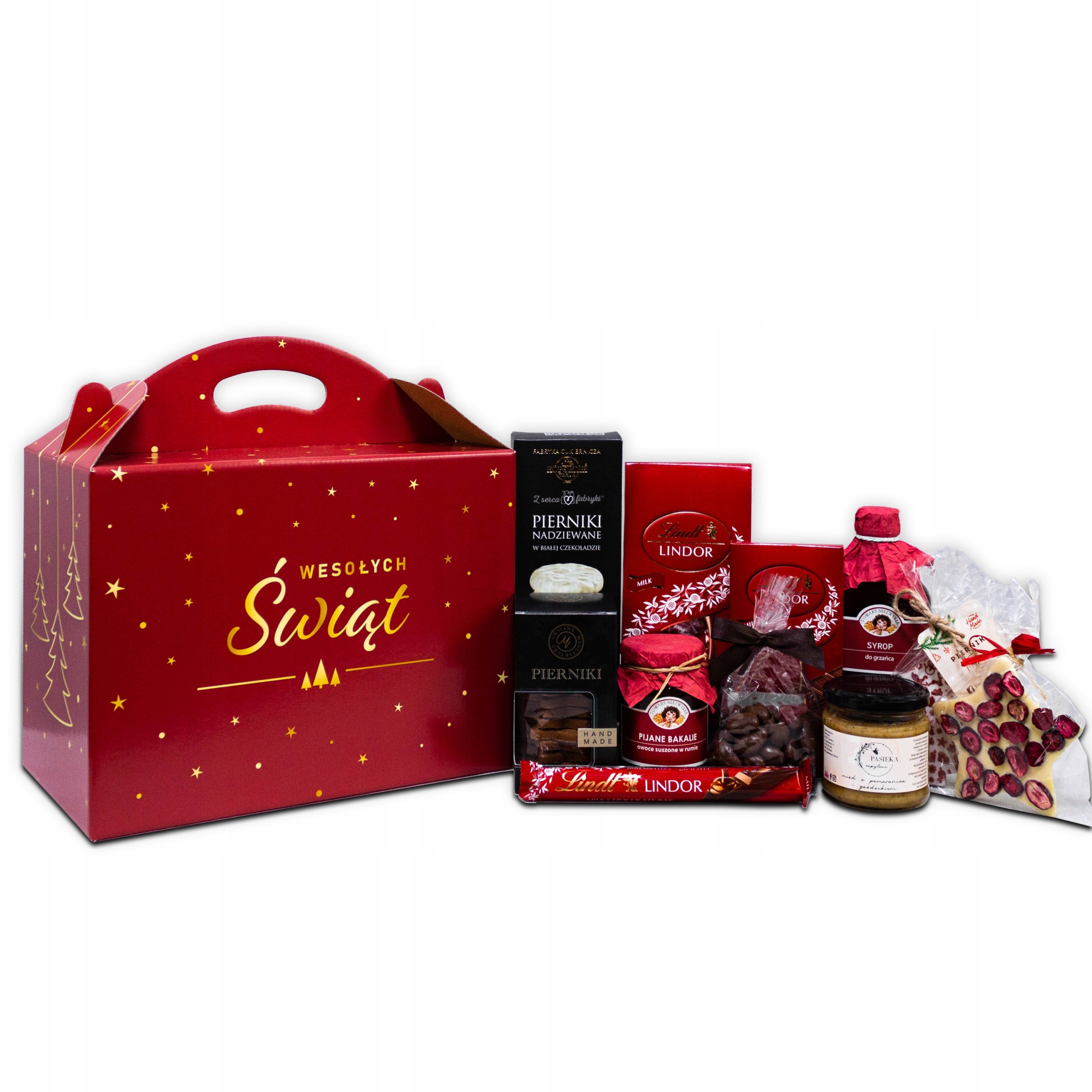 Velký Vánoční Set Na Dárek – Sladkosti z manufaktury, Lindt, Med