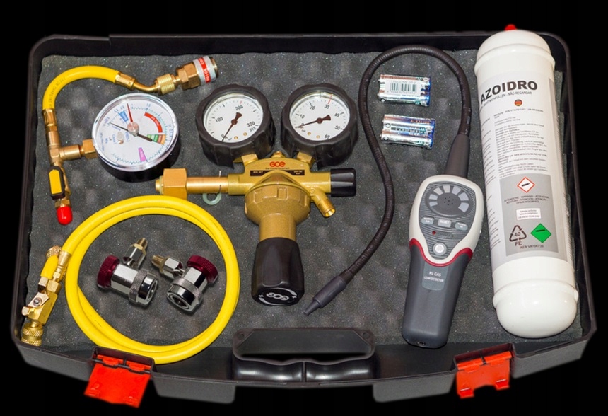 MAGNETI MARELLI ZESTAW DO WYKRYWANIA NIESZCZELNOŚCI W UKŁADACH KLIMATYZACJI