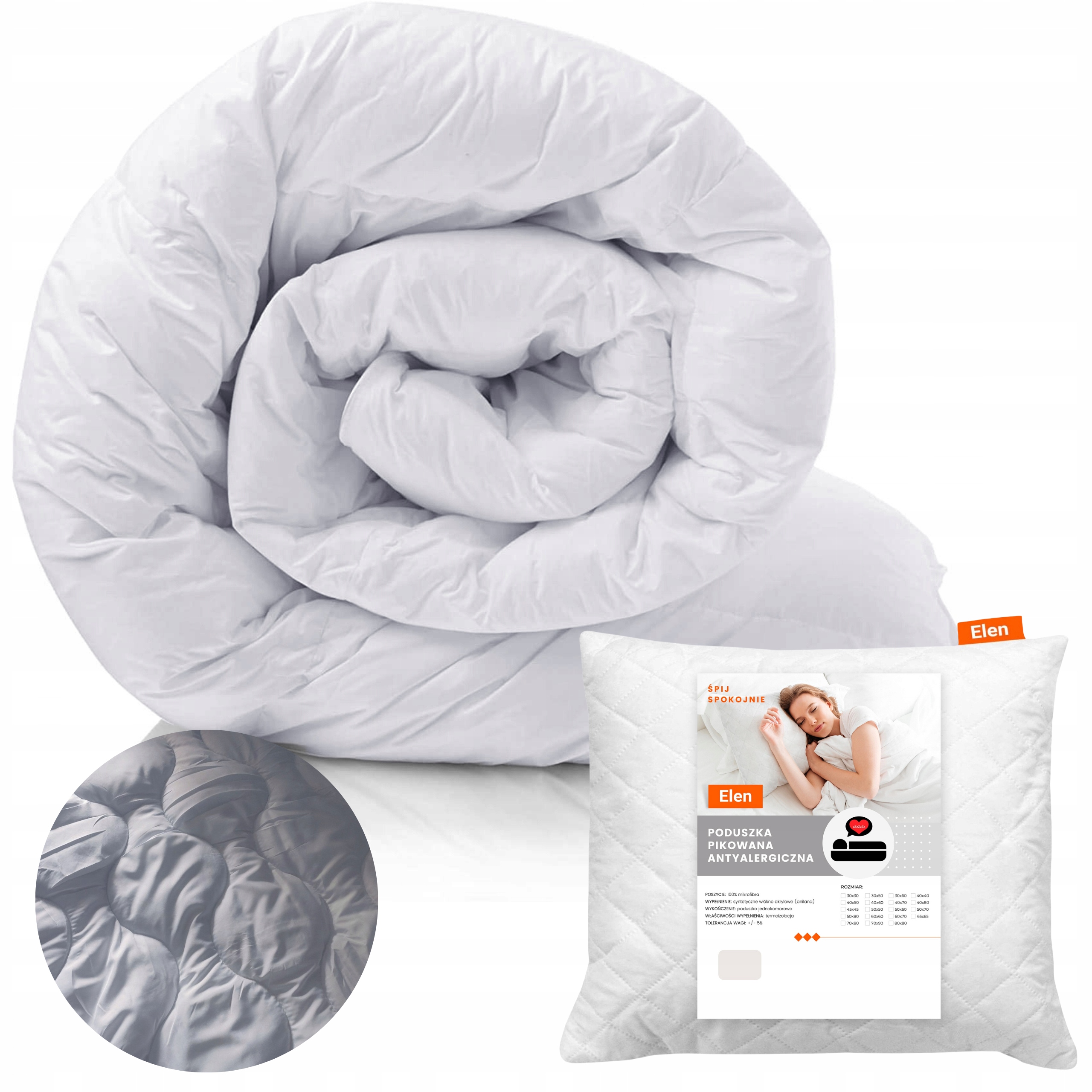 Celoroční Přikrývka 160x200 Antialergická Polštář