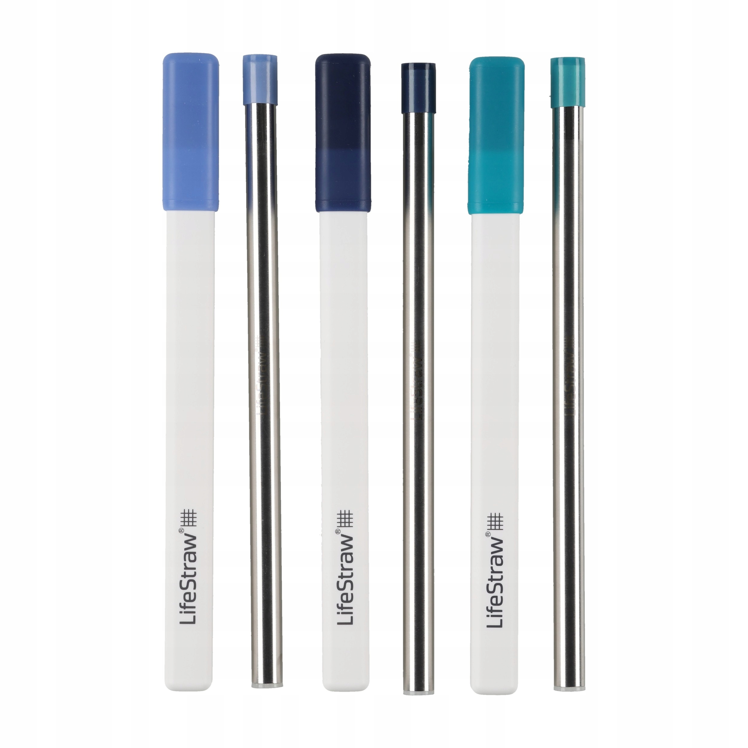 Filtr do wody słomka LifeStraw Sip 3 pack stormy, laguna, midnight blue