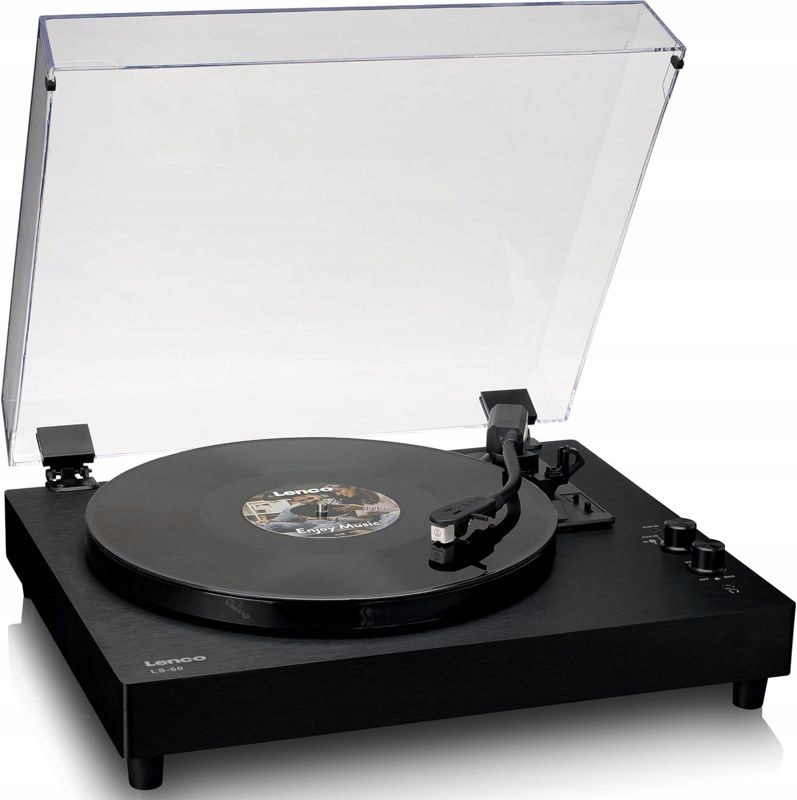 Gramofón Lenco LS-60 Aux Bluetooth Ihla Audio-Technica AT3600L 2 Reproduktory