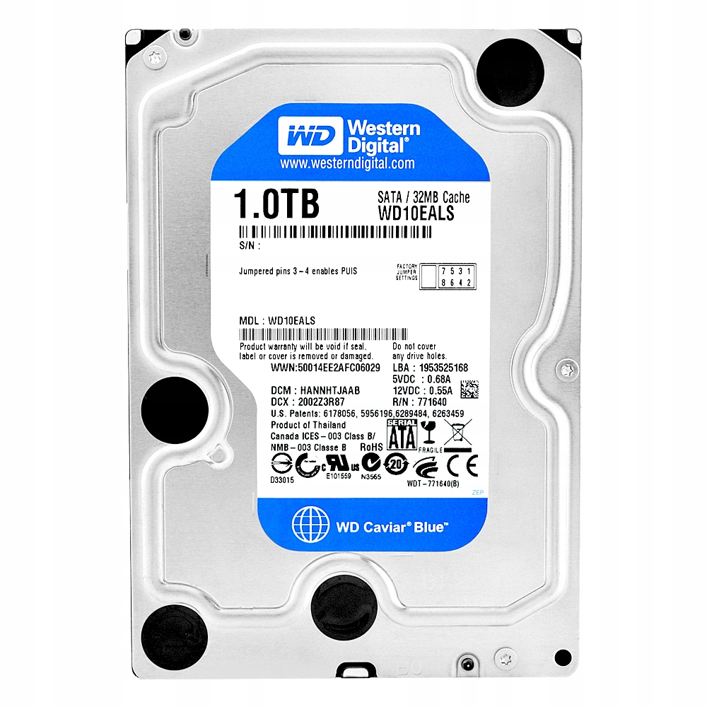 Western Digital Wd10ezex 1tb Sata Iii 3,5 - Niska cena na Allegro