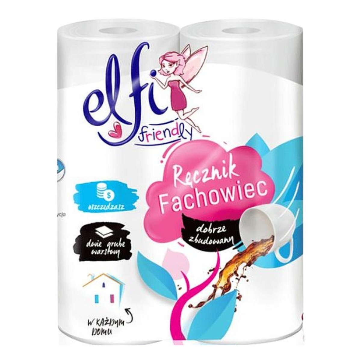 

Ręcznik papierowy Elfi 2-warstwowy 1 szt.