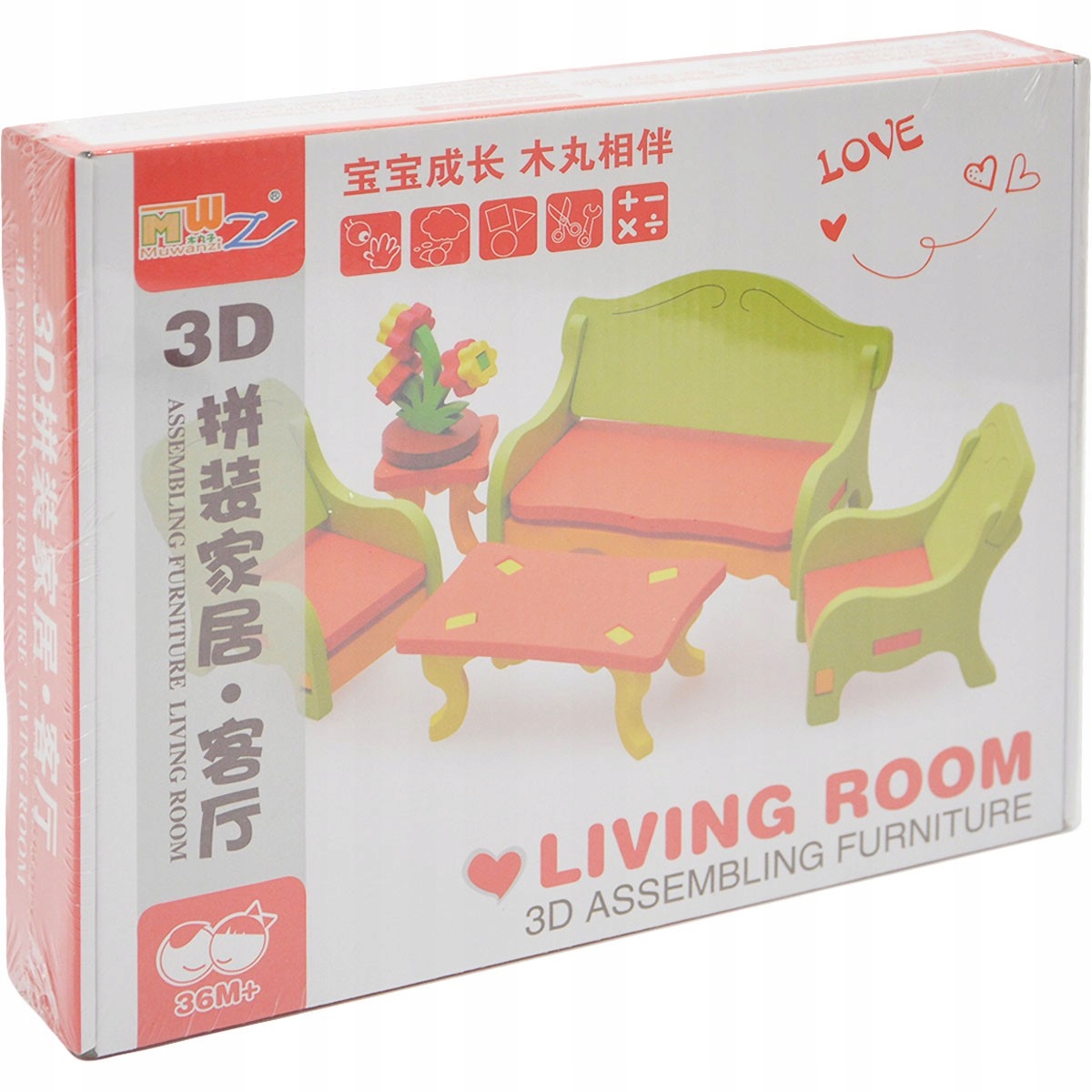 061284 MEBELKI DREWNIANE SALON