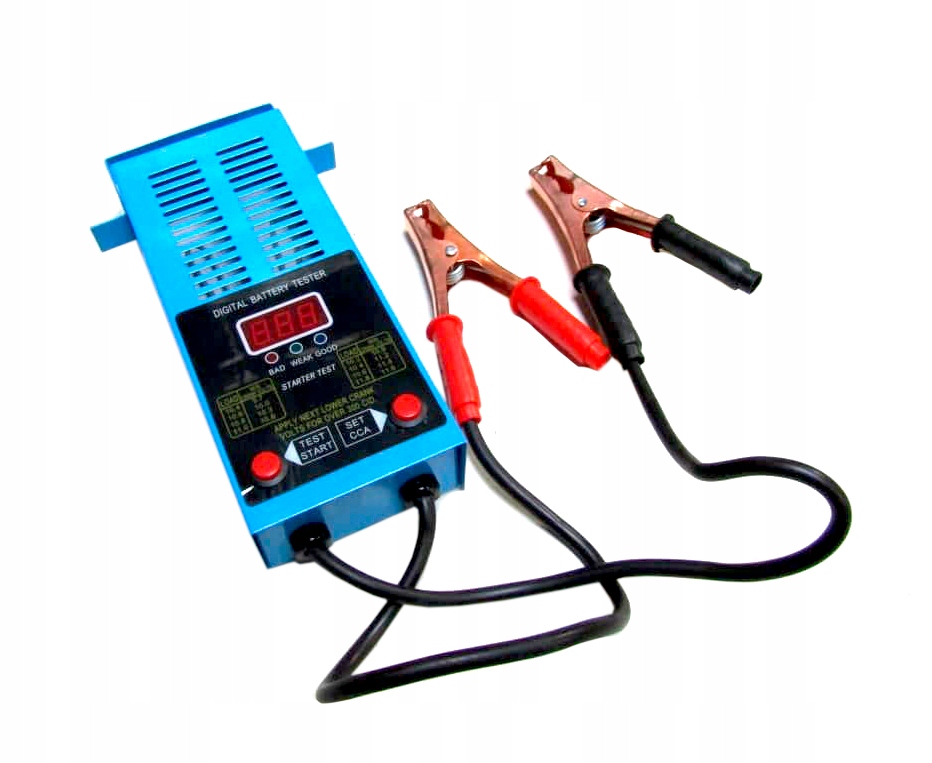 Cyfrowy tester miernik do akumulatorów 12V 125A LED Forsage EAN (GTIN) 5904915191363