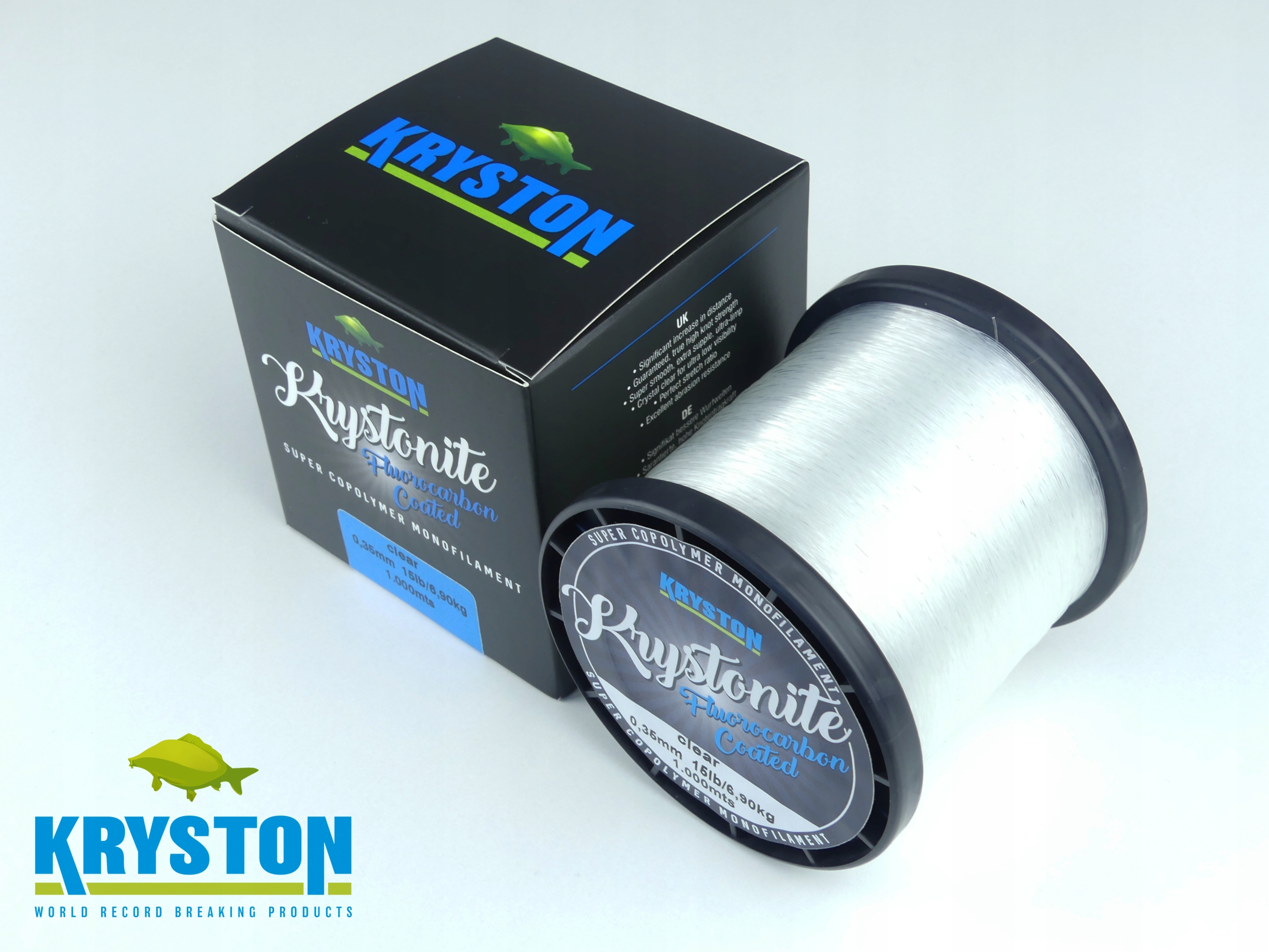 Żyłka karpiowa 0.35mm 1000m 6.9kg Kryston Krystonite Mono Clear KR-KRY4