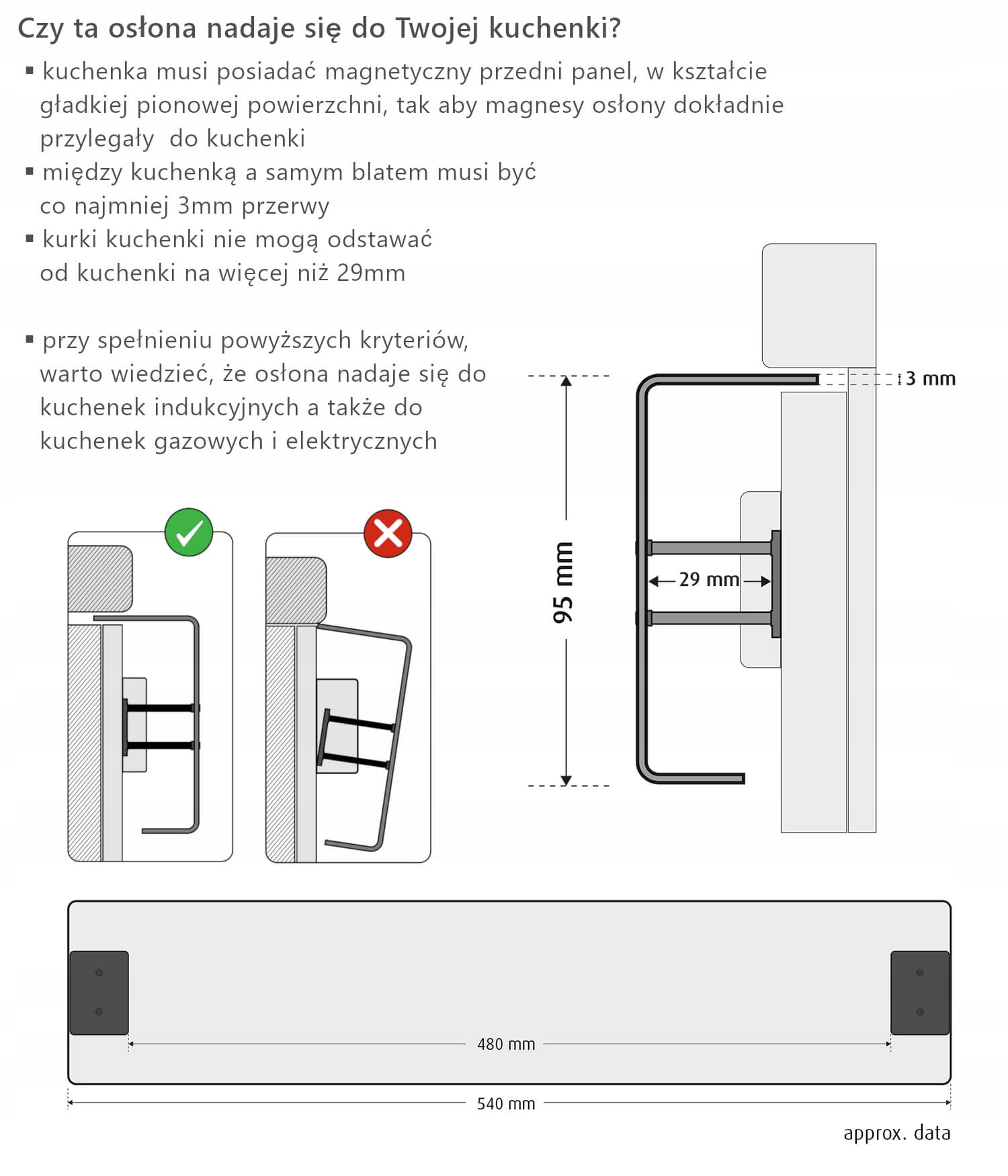 Osłona nakładka pokręteł kurków kuchenki REER Marka Reer