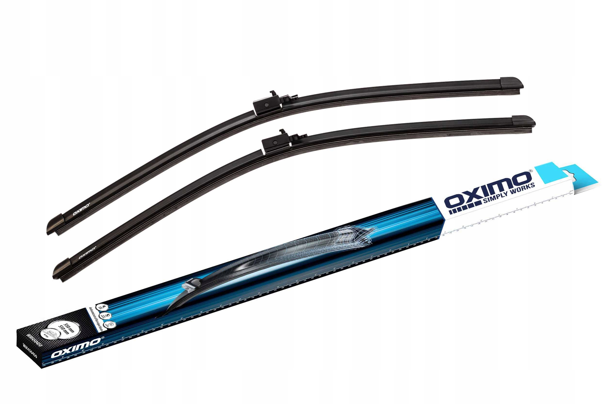 Komplet przednich wycieraczek Oximo o długości 550/550 mm