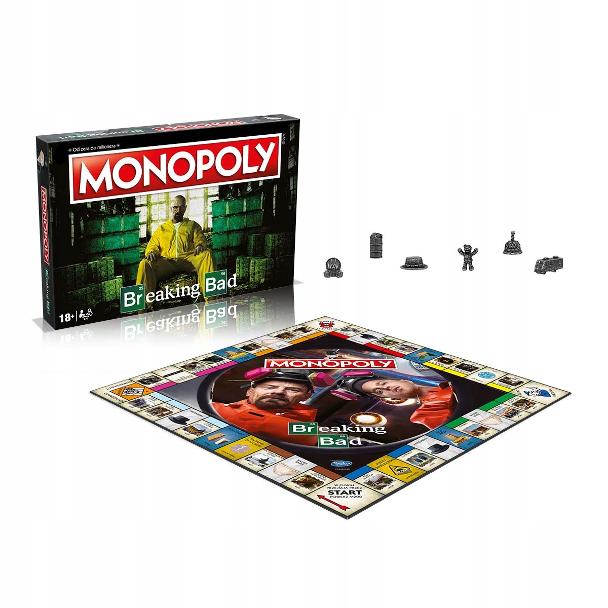 Monopoly Breaking Bad Gra Planszowa Dla Fanów Serialu Tv Wiek: 18+ Lat