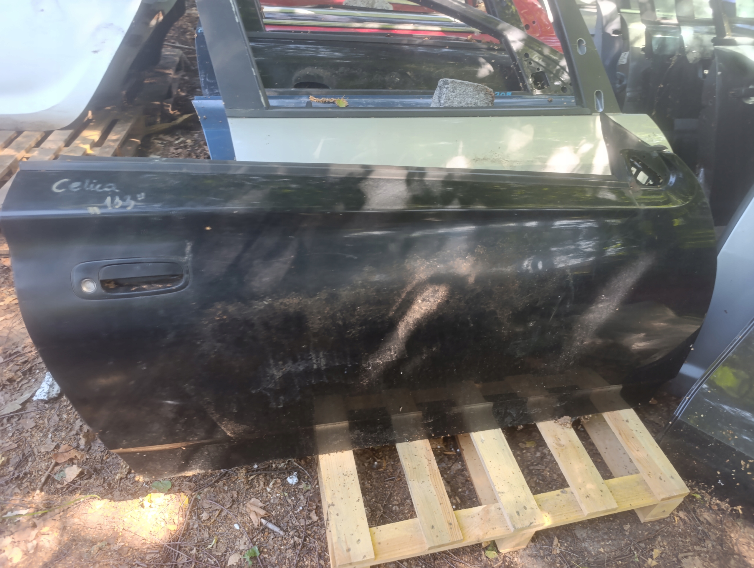 door right front right TOYOTA CELICA black,