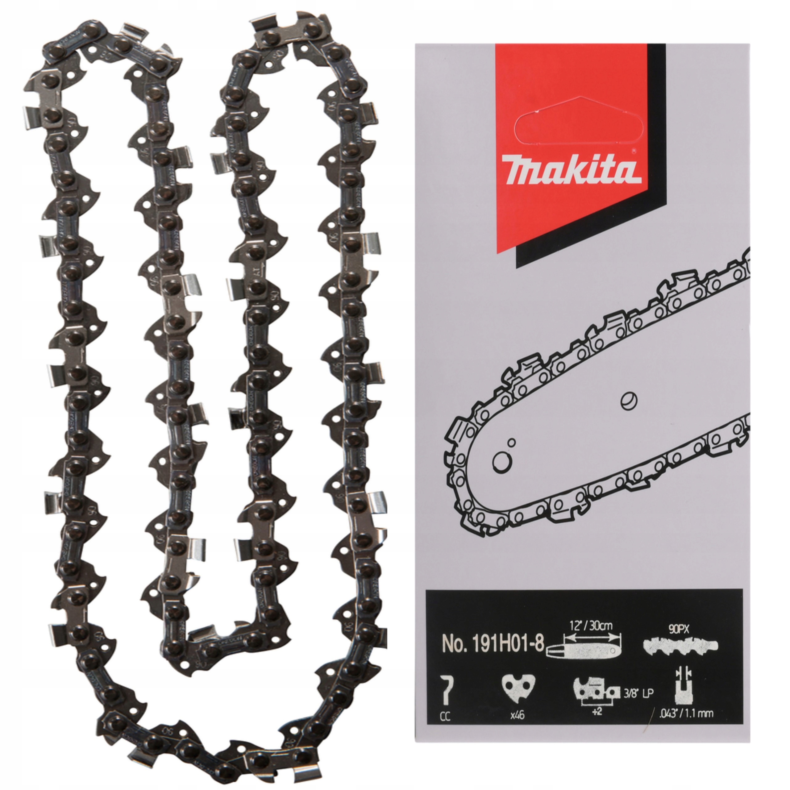 

Makita 191H01-8 Łańcuch Tnący 30cm DUC307 UC3041A