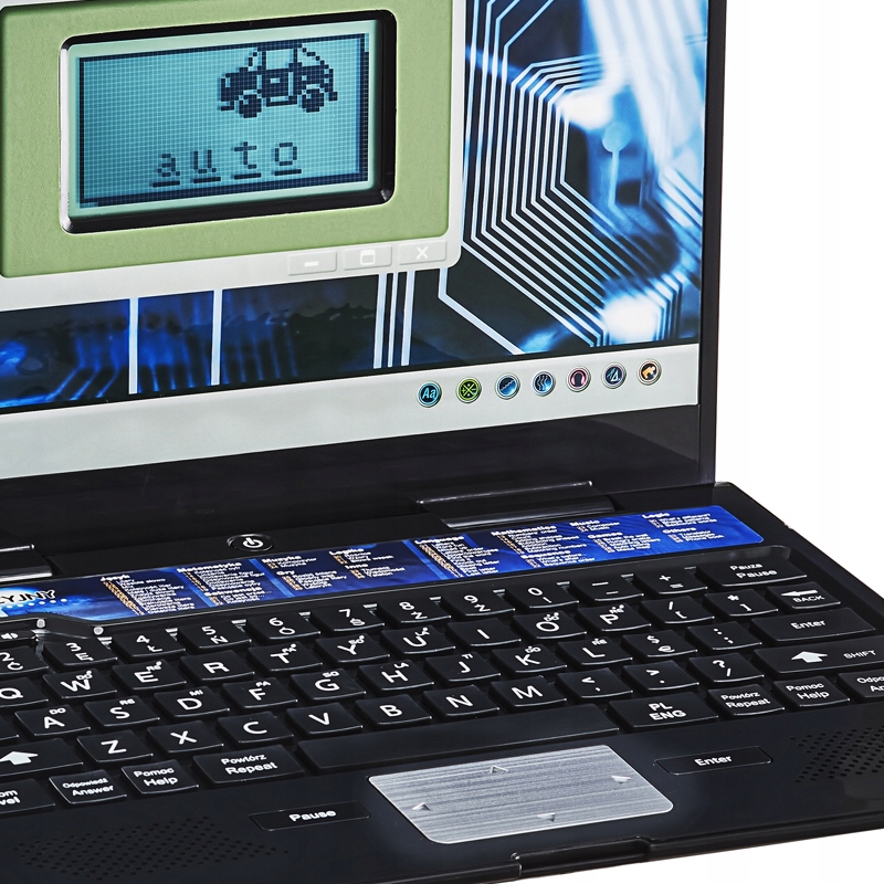 Komputerek laptop dla dzieci edukacyjny 2 języki Głębokość produktu 25.1 cm