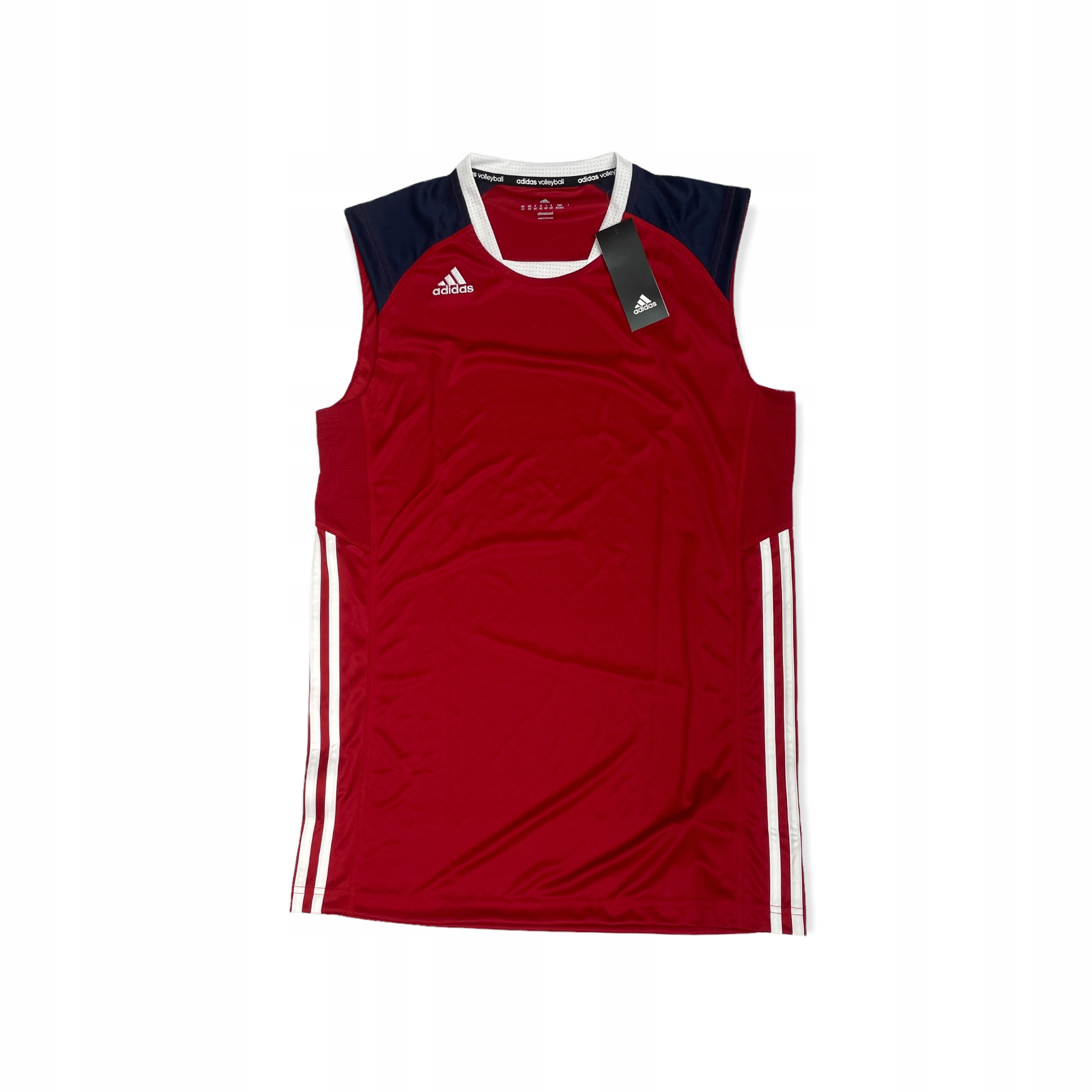 Koszulka top męski siatkówka Adidas czerwony M