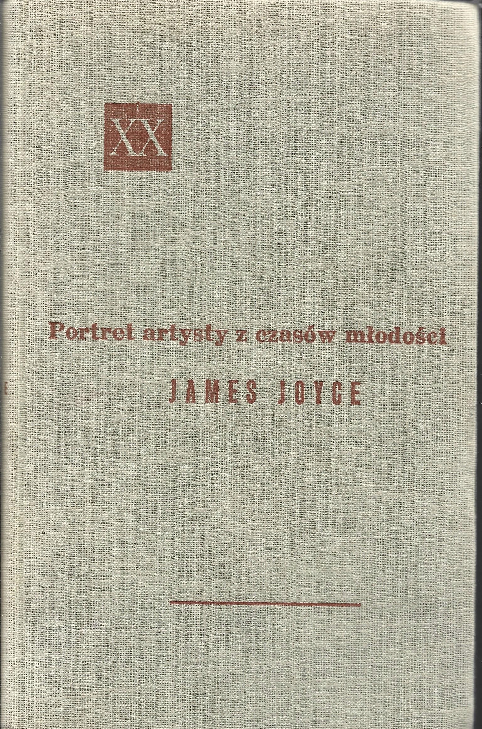 PORTRET ARTYSTY Z CZASÓW MŁODOŚCI James Joyce