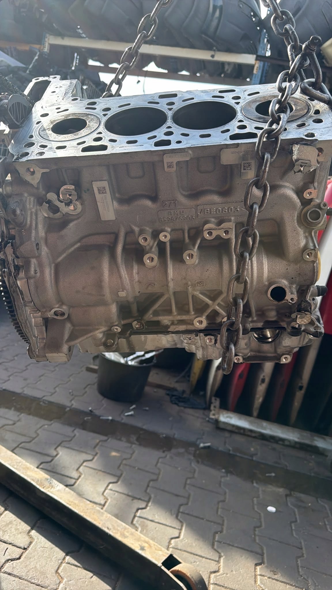 engine BLOK DOL BMW B47D20B 10TYS KM 2024R