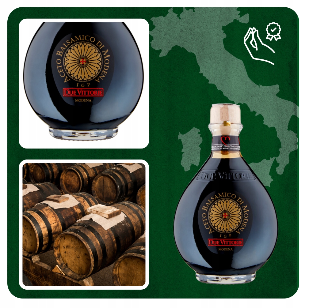Due Vittorie włoski ocet balsamiczny z Modeny IGP 250 ml Marka Due Vittorie