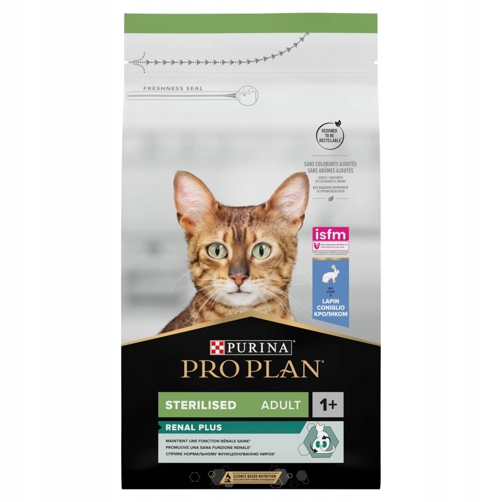 Levně Purina Pro Plan Sterilised Renal Plus Králík suché krmivo pro kočky 1.5 kg