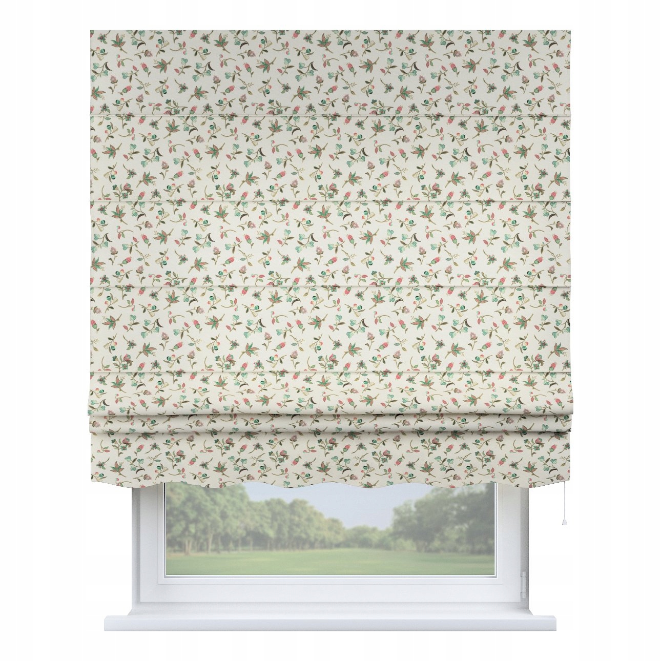 Hotová rímska roleta Florencia 80x160 cm zelená