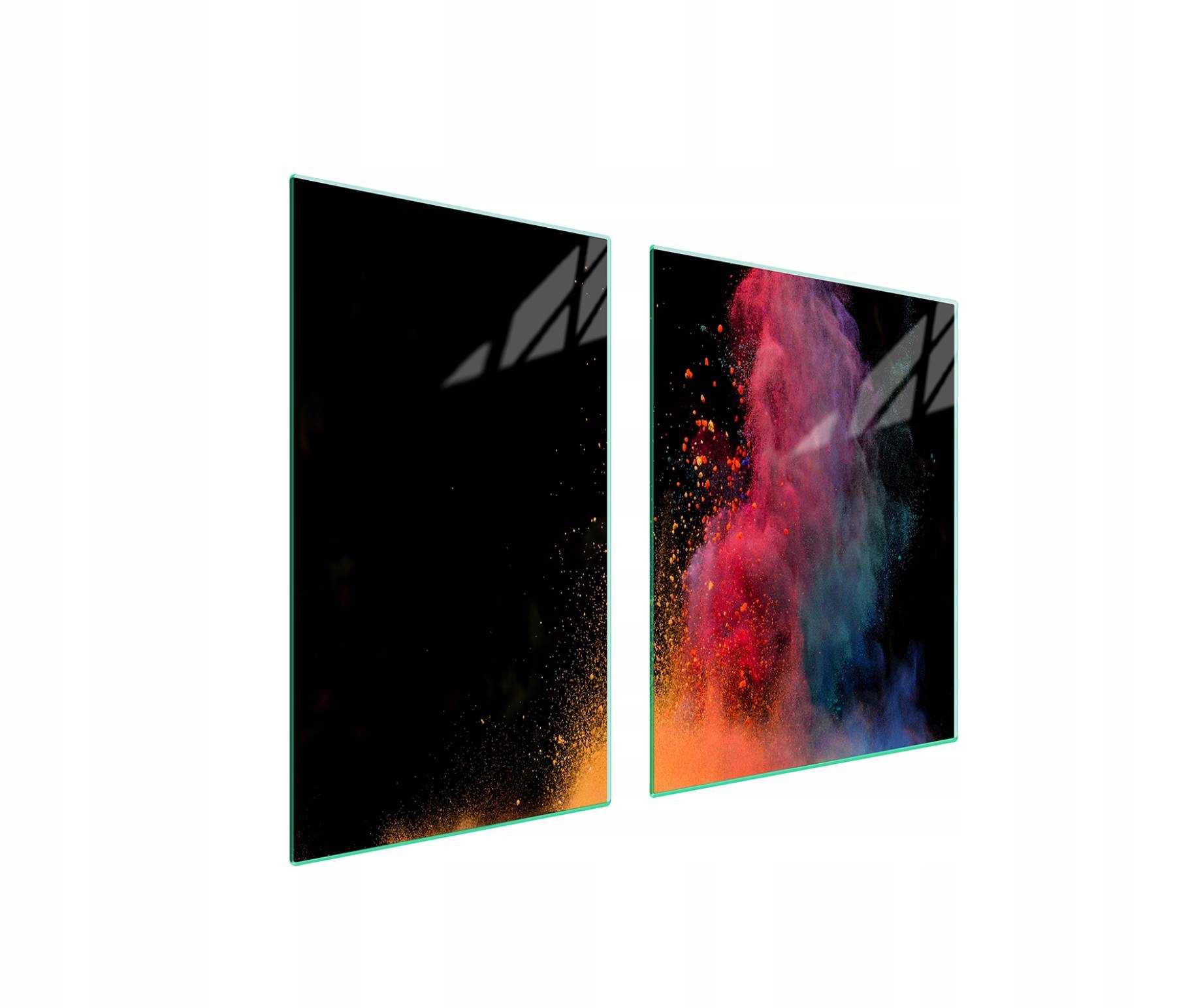 7v1 Skleněná ochranná deska na sporák 100x52 Výbuch