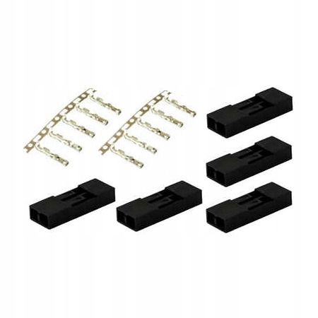 Wtyk na przewody typ dupont 2.54mm 2P 5szt