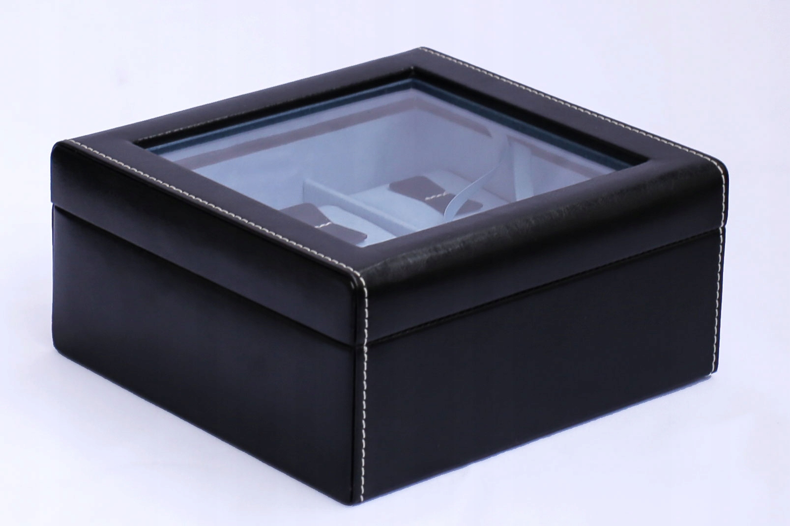 Etui pudełko skórzane na 6 zegarków Bond szkło cz Model Bond