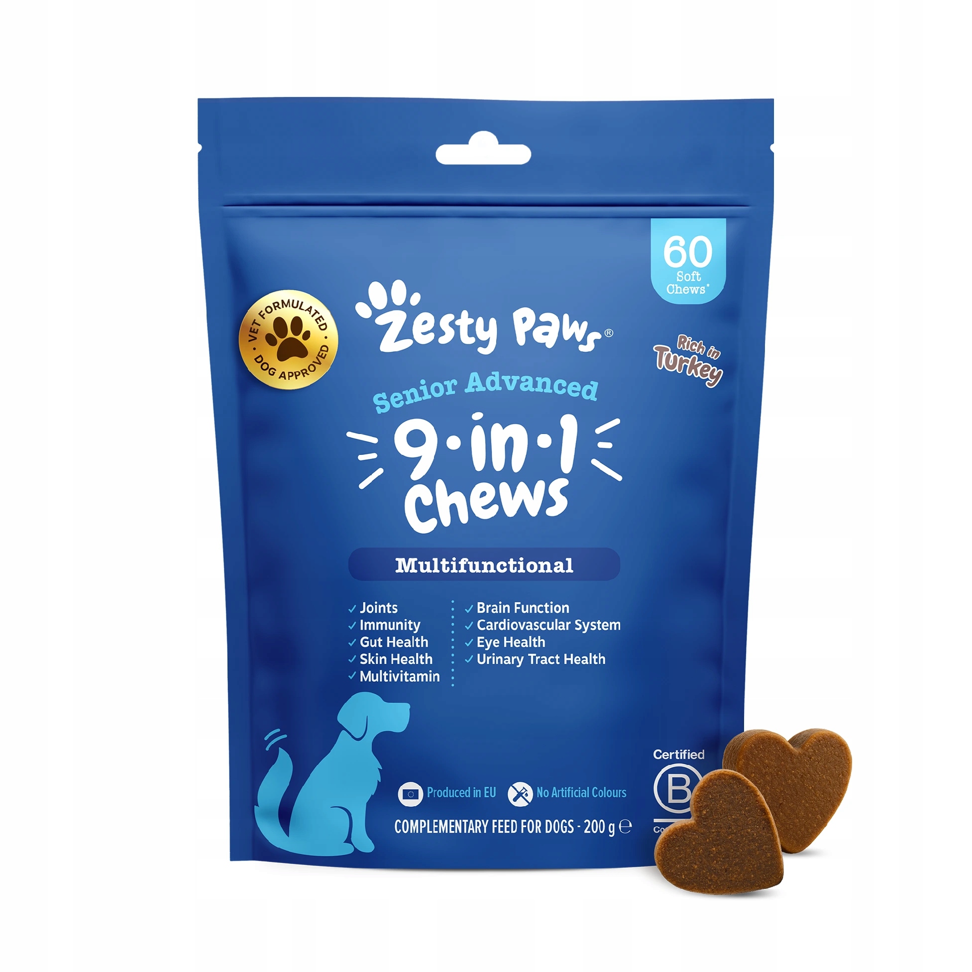 Levně Zesty Paws Senior Advanced 9-in-1 Chews (60 ks) doplněk stravy 9v1