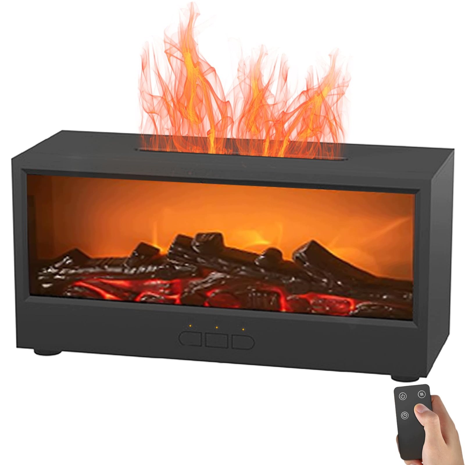 Difuzér Vonný Krb 3D 150 ML Led 7 Barev Pilot Timer Usb-c