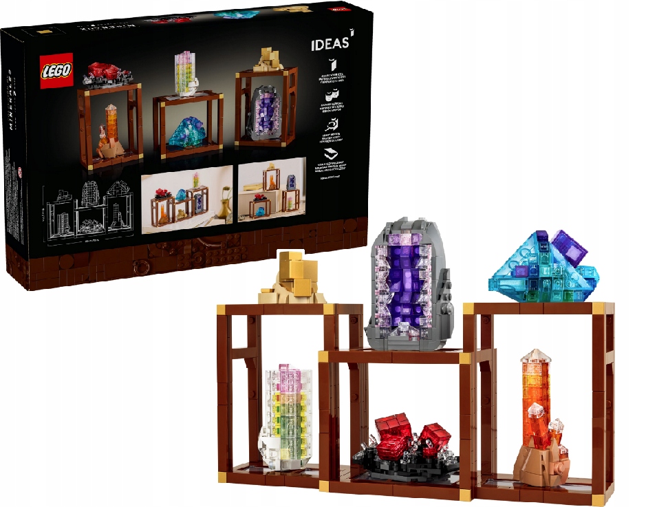 Lego Ideas 21362 – Sbírka Minerálů