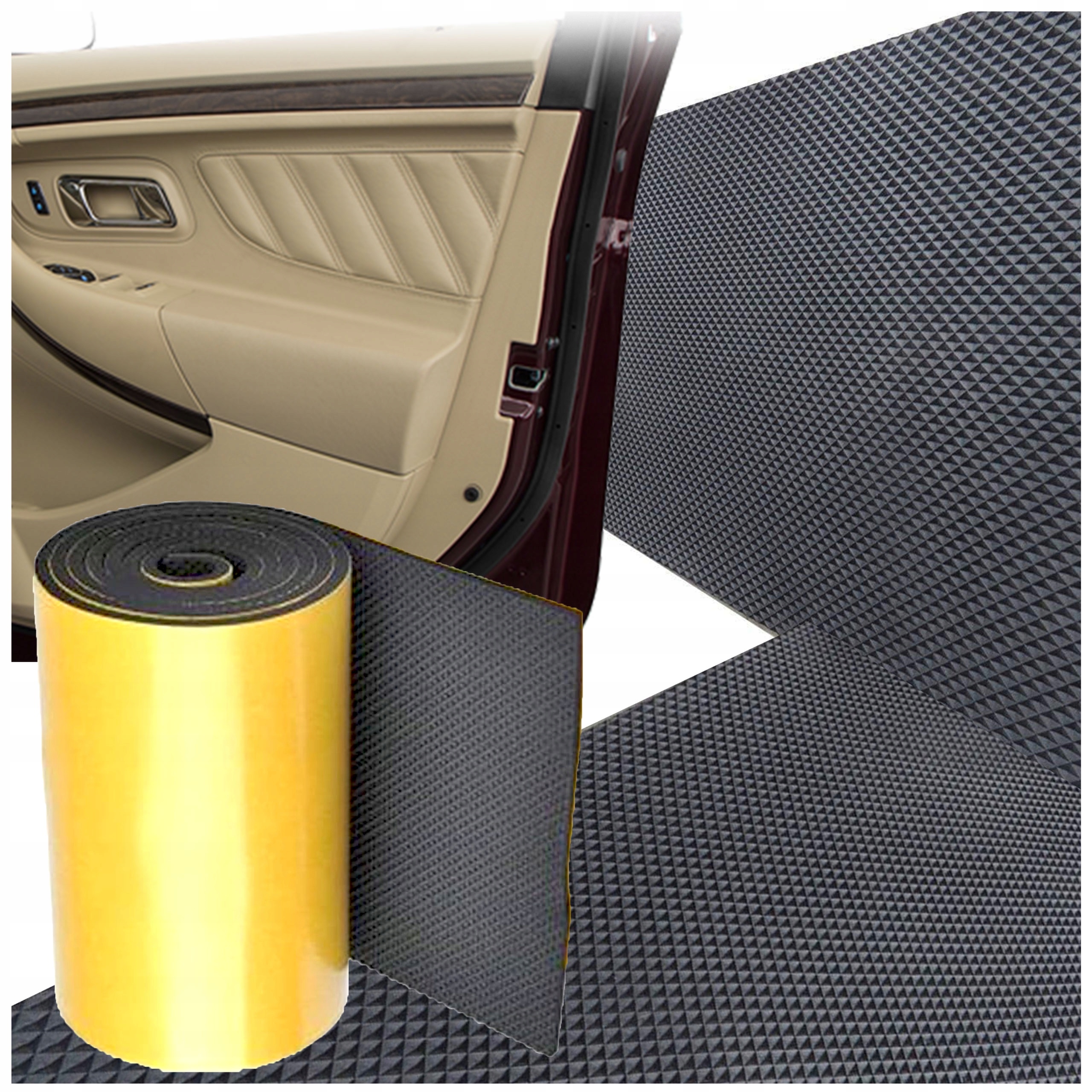 Ochraniacz na Ścianę do Drzwi Auta Odbojnik do Garażu Mata Ochronna 200 cm