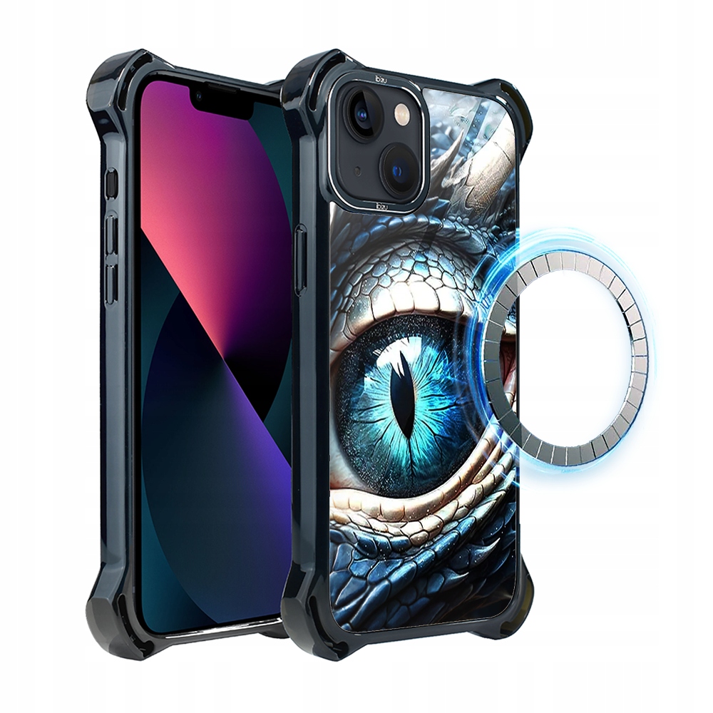 Pouzdro pro iPhone 13 Ibizu DropGuard Ultra s MagSafe, oko ledového draka
