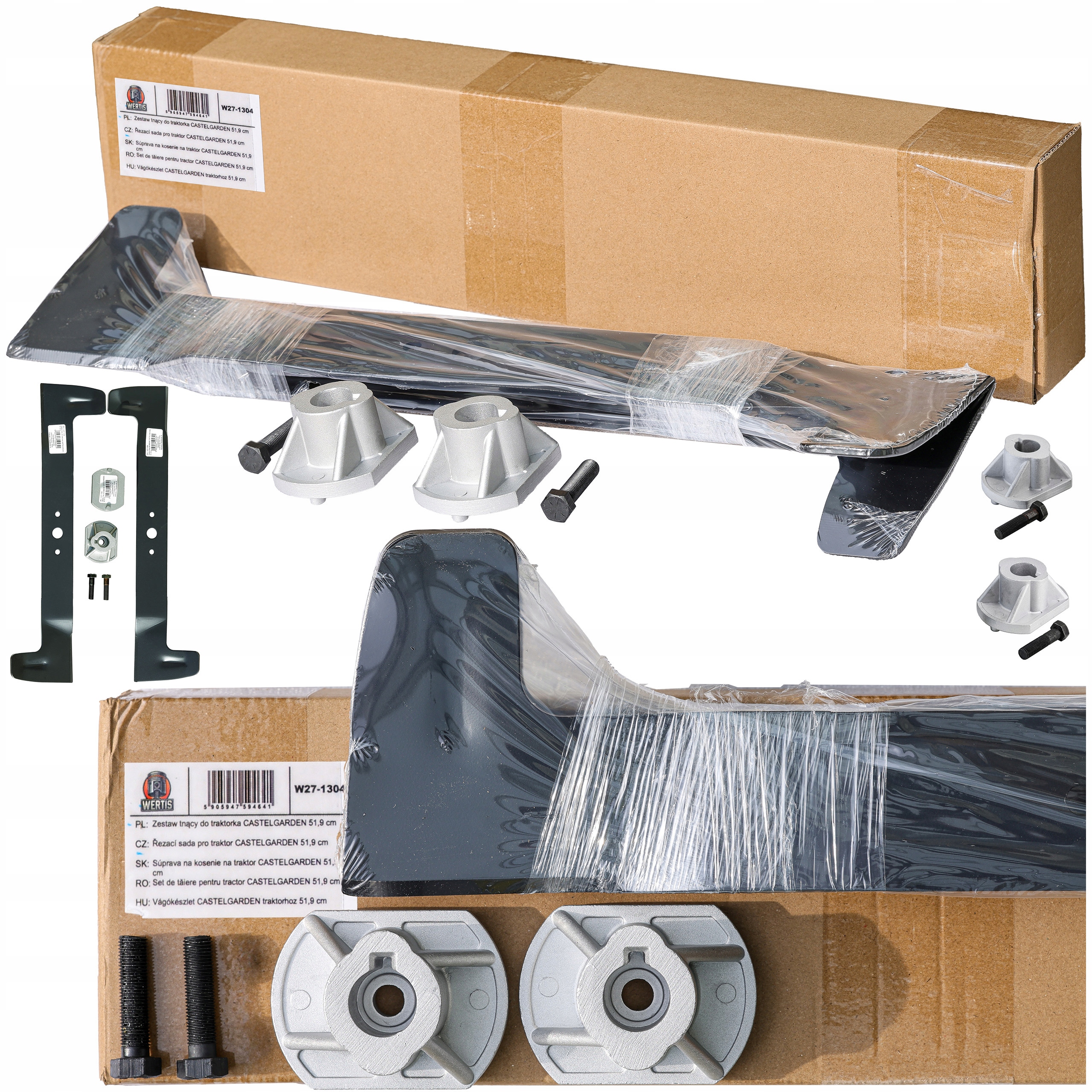 Sada Nožů Nůž Pro Castelgarden Iseki Solo Honda TC102 TCP102 HF2213 Komplet