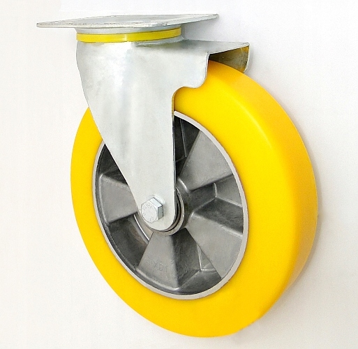 Hliníkovo-polyuretanové kolo, otočné pouzdro S250