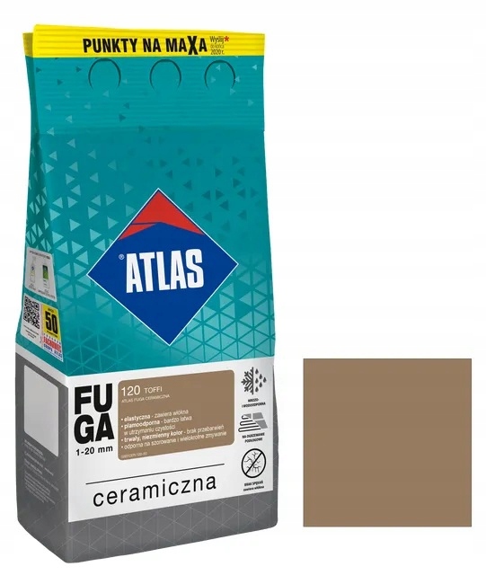 ATLAS FUGA CERAMICZNA TOFFI 120 5KG