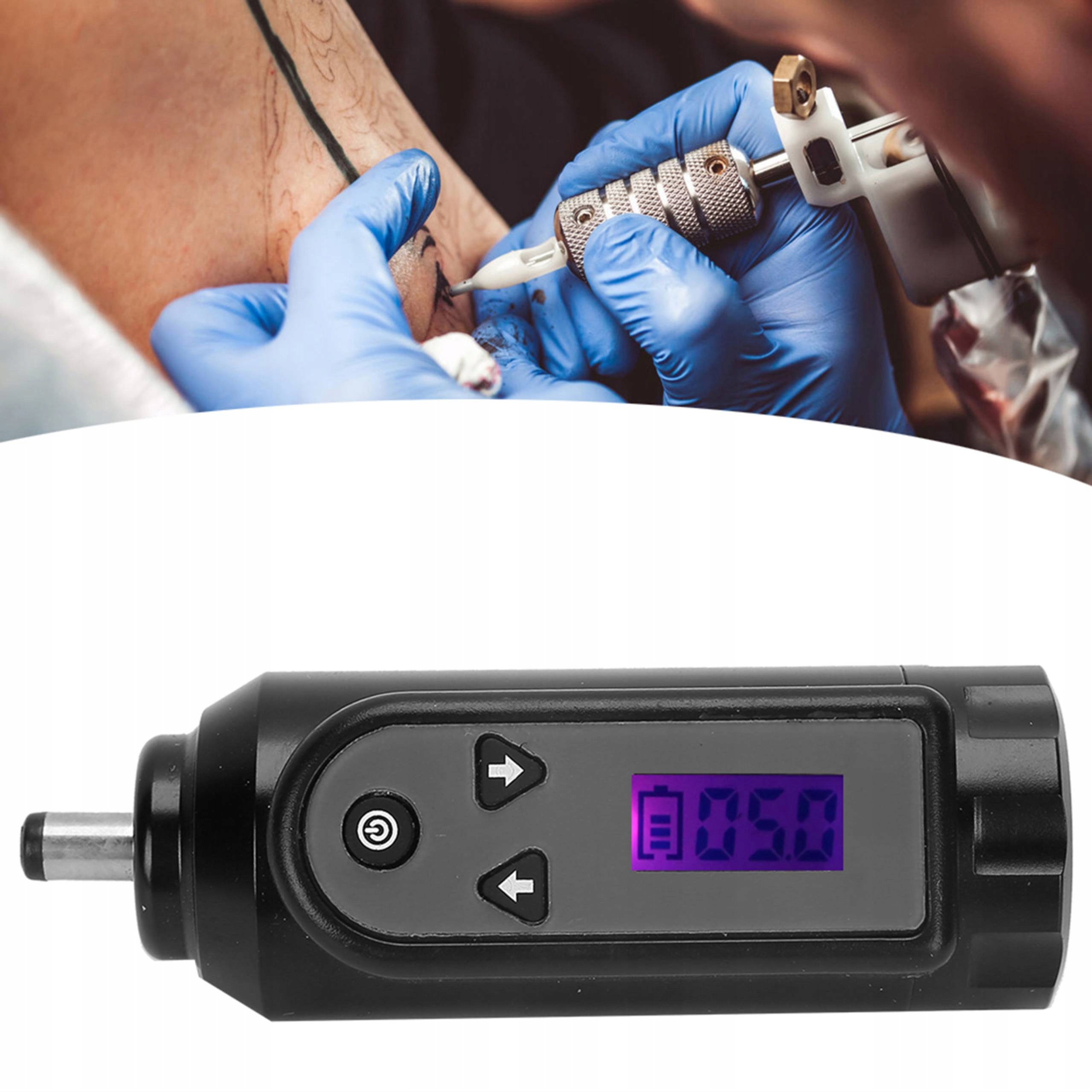 BEZPRZEWODOWY ZASILACZ DO MASZYNKI DO TATUAŻU Marka bez marki