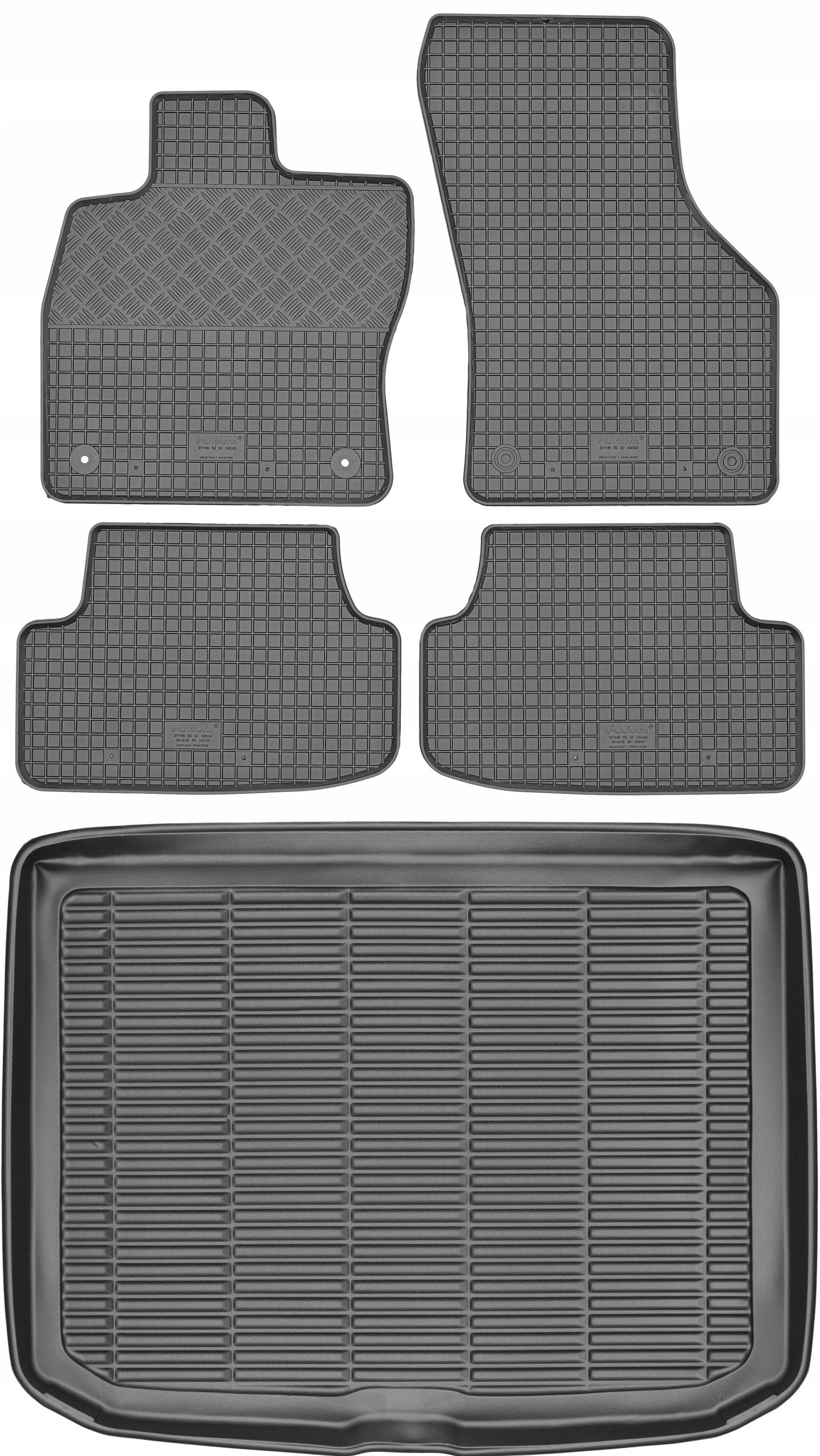 Audi A3 III 8V 5D 2012-2020 Sada Gumové rohože rohož