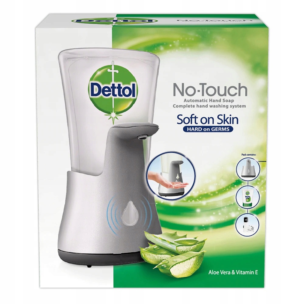 

Dettol Bezdotykowy aplikator mydła aloes Vit E 250